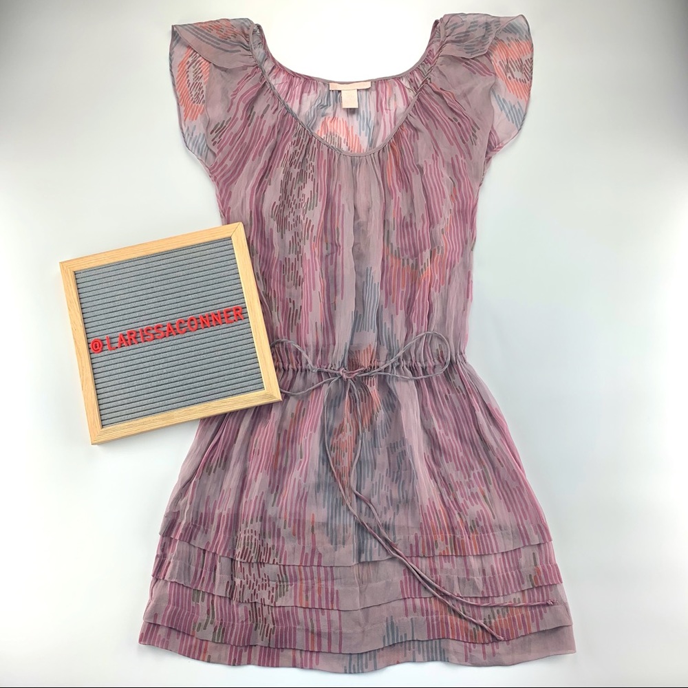 Rebecca Taylor Mini Dress Silk Cover Up Size 2